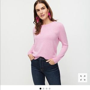 J Crew xsm pink 💯 cashmere sweater